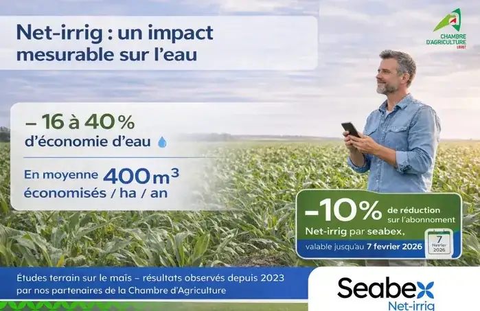 Net-irrig : un impact mesurable sur l’eau