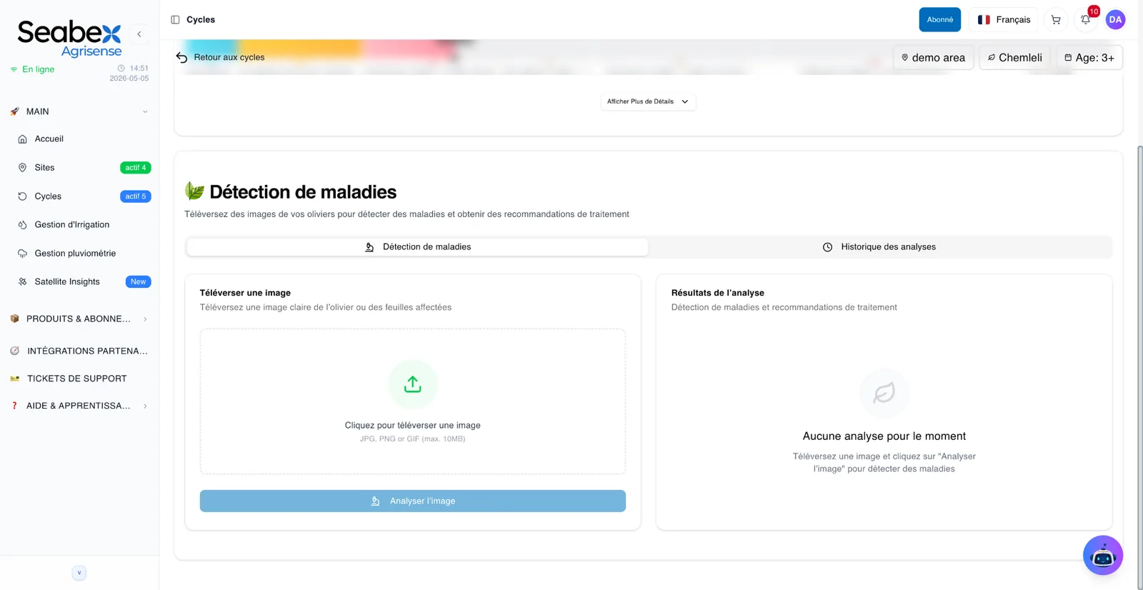 Détection de maladies